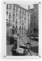 Walljar - Gondolier in Venice '53 - Muurdecoratie - Plexiglas schilderij
