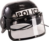 Carnival Toys Politiehelm Met Klep Jongens Zwart One-size