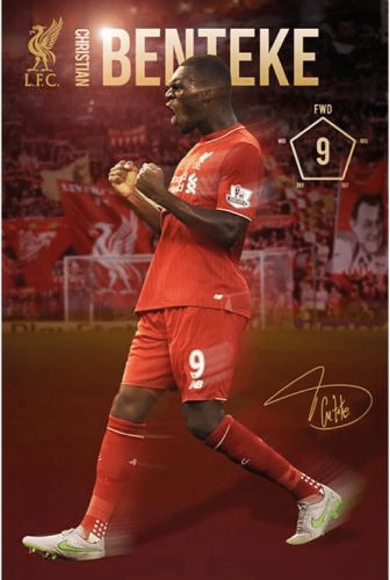Liverpool FC Poster - Benteke - Multicolor
