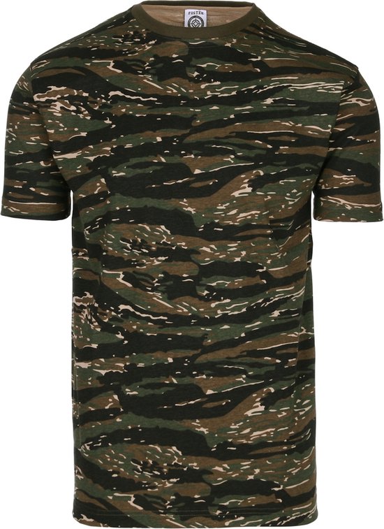 Fostex Garments - T-shirt Fostee camo (kleur: Tiger stripe / maat: XXXS)