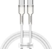Baseus Cafule Series USB-C naar USB-C Kabel Metaal 100W 2m Wit