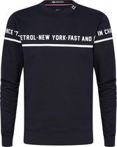 Petrol Industries - Sweater met logo artwork Heren - Maat L