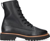 Paul Green 9768 Veterboots - Laarzen Met Veters - Dames - Zwart - Maat 37