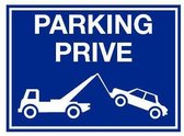 Private parking bord - kunststof 400 x 250 mm