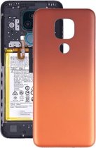 Batterij Back Cover voor Motorola Moto E7 Plus XT2081-1 (Bruin)