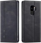 Voor Samsung Galaxy S9 + Forwenw F2 Serie Magnetische Horizontale Flip Lederen Case met Houder & Kaartsleuven & Portemonnee (Zwart)