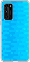 Smartphonebooster Telefoonhoesje - Back Cover - Geschikt Voor Huawei P40 - Blue En Blue