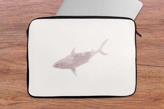 Housse ordinateur 13 pouces - Requin - Prédateurs - Aquarelle - Housse ordinateur