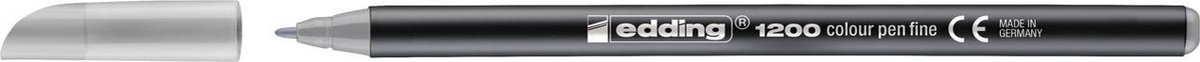 Edding 1200 colourpen 026 silver grey