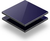 Alupanel donkerblauw 3 mm RAL 5022 - 70x70cm