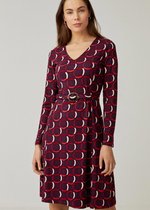 Surkana Jurk Midi Brown V-neck L