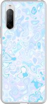 Smartphonebooster Telefoonhoesje - Back Cover - Geschikt Voor Sony Xperia 10 II - Blue En Blue