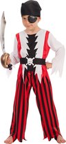 Carnival Toys Piratenpak Junior Polyester Rood 3-delig Mt 138-148