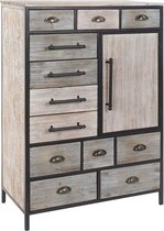 Ladenkast DKD Home Decor Hout Metaal (80 x 40 x 122 cm)