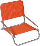 Textline - Campingstoel opvouwbaar - strandstoel opvouwbaar - lichtgewicht - vissersstoel - Oranje (66 x 47 x 53 cm) - 2021 model