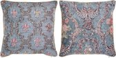 Kussen DKD Home Decor Neoklassiek Multicolour Polyester (2 pcs) (45 x 10 x 45 cm)