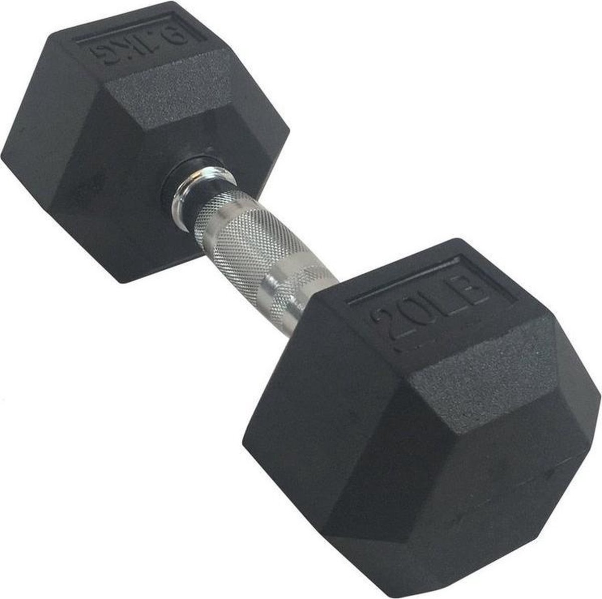 Torque USA Rubber Hexagon Dumbbell - per stuk 47.5 kg
