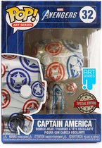 Pop! Art Series: Marvel Avengers - Captain America Patriotic Age + Case FUNKO