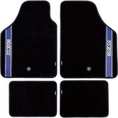 Vloermattenset voor auto Sparco Strada 2012 B Universeel Zwart/Blauw (4 pcs)