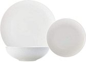 Matservis White Basics Diamonds Porselein Wit (Gerececonditioneerd D)