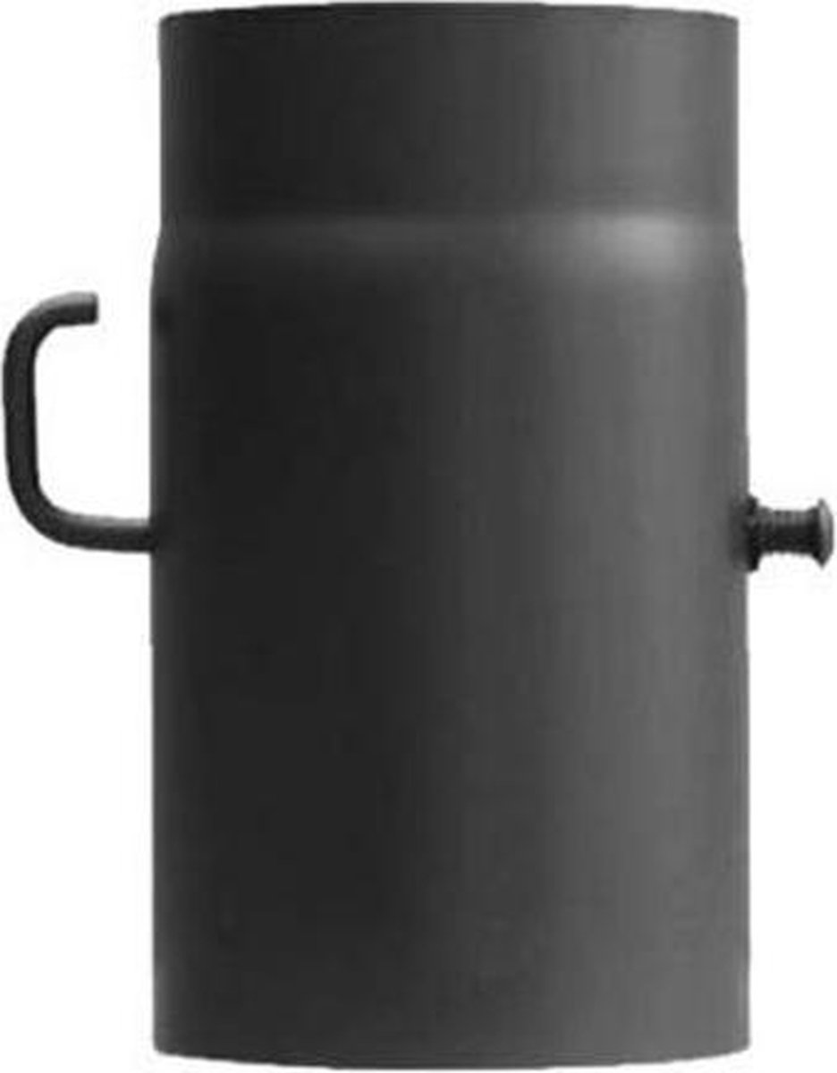 Kachelpijp met smoorklep L:25cm Ø150mm