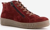 Hush Puppies suede dames sneakers - Rood - Maat 41 - Echt leer - Uitneembare zool