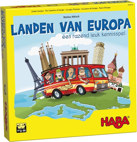Reis Vijfde zelf Haba Spel Landen Van Europa (nl) | Games | bol.com