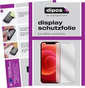 dipos I 2x Beschermfolie helder geschikt voor Apple iPhone 12 Pro Folie screen-protector