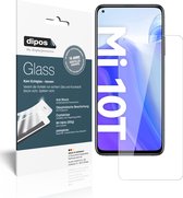 dipos I 2x Pantserfolie helder compatibel met Xiaomi Mi 10T Pro Beschermfolie 9H screen-protector (expres kleiner dan het glas omdat het gebogen is)