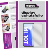 dipos I 6x Beschermfolie helder compatibel met Xiaomi Mi 10T Pro Folie screen-protector (expres kleiner dan het glas omdat het gebogen is)