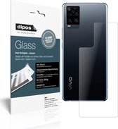 dipos I 2x Pantserfolie mat compatibel met Vivo S7 5G Achterkant Beschermfolie 9H screen-protector (expres kleiner dan het glas omdat het gebogen is)