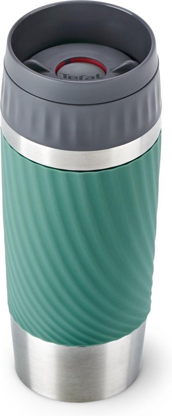 Tefal Travel Mug Easy Twist Thermosfles - Groen - 0,36 liter - Tefal
