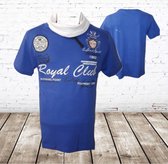 Italiaans shirt Club blauw -Violento-M-t-shirts heren
