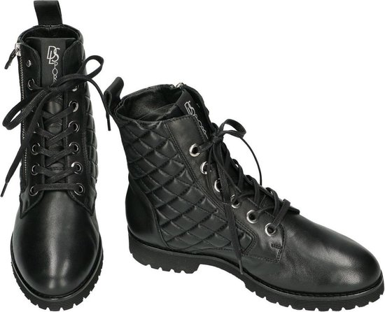 DL Sport Dames Veterboots - Zwart - Maat 39 | bol.com
