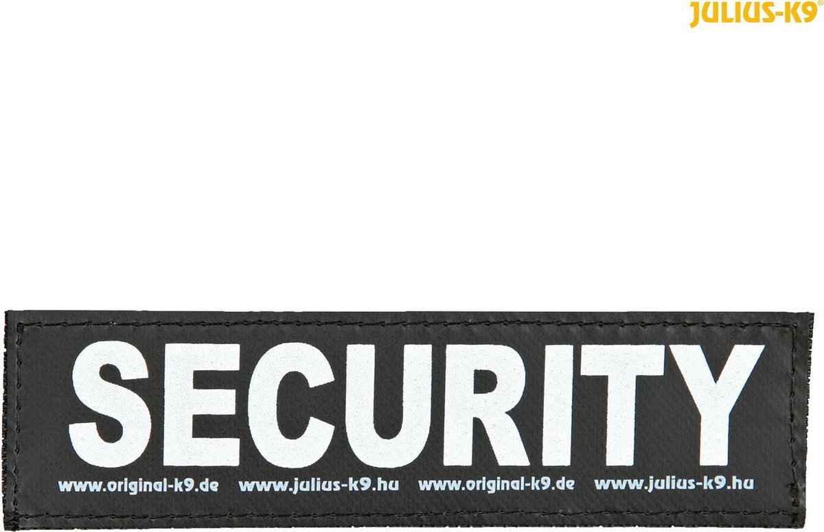 Julius K9 Tekstlabel – Security klein