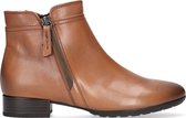 Gabor 718 Enkellaarsjes - Enkelboots met rits - Dames - Cognac - Maat 37,5