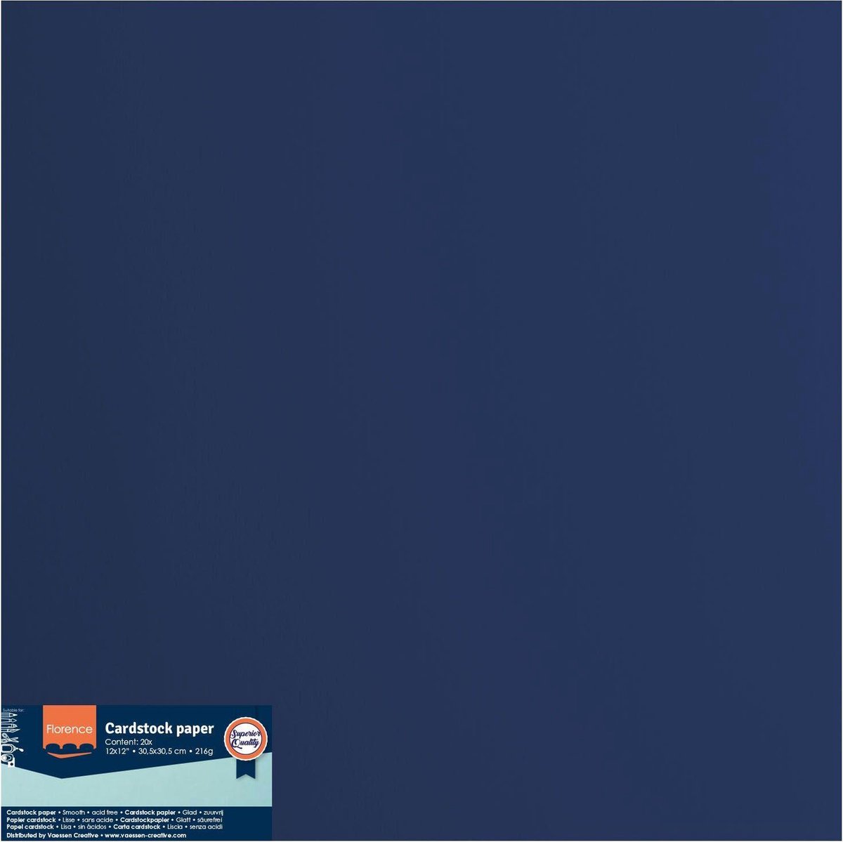 Florence Karton - Maritime - 305x305mm - Gladde textuur - 216g