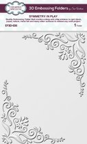 Creative Expressions 3D Embossing Folder - Sierlijke hoeken - A5