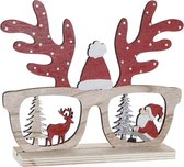 Decoratieve figuren DKD Home Decor Kerstmis Hout (22.5 x 5 x 19.5 cm)