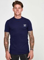 JORCUSTOM Icon Slim Fit T-Shirt - Navy - Volwassenen - Maat L