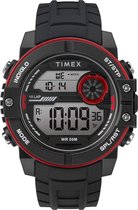 Timex  TW5M34700 Horloge - Siliconen - Zwart - Ø 46 mm