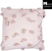 In The Mood Ilius Kussen 45 x 45 x 10 cm - Div Kleuren - 2 stuks - Beige