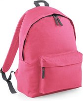 Original Fashion Backpack/Rugzak BagBase - 18 Liter True Pink