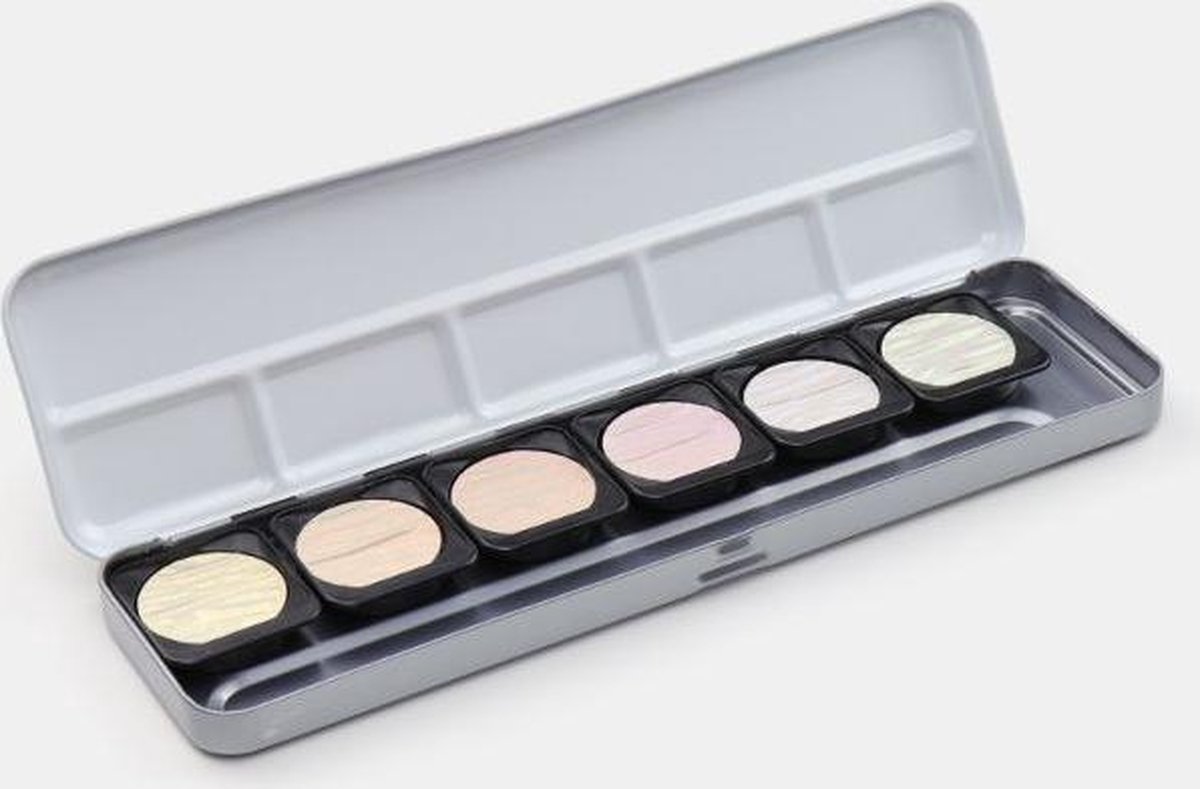 FINETEC® Iriserende aquarelverf set Pixie Dust | 6 kleuren — afbeelding 7