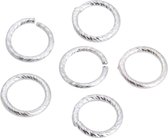 Ring - Aluminium - Bewerkt - 12 mm - 20 stuks
