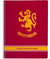 Harry Potter Notitieboek Gryffindor 29,7 X 21 Cm A4 Geel/rood