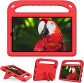 Voor Lenovo Tab M8 FHD TB-8505F/TB-8705X 8.0 inch Handvat Draagbare EVA Schokbestendig Anti Vallen Beschermhoes met Driehoek Houder (Rood)