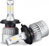 LED koplampen set HaverCo / H4 fitting / Waterproof / 36W 4000 lumen per lamp 8000 totaal)
