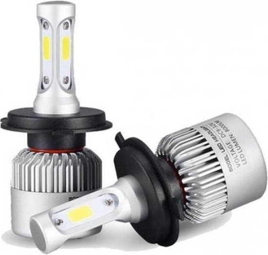 Kan weerstaan Riet interferentie LED koplampen set HaverCo / H4 fitting / Waterproof / 36W 4000 lumen per  lamp 8000 totaal) | bol.com