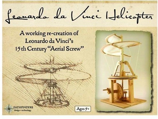 Leonardo Da Vinci - De Helikopter - 3D puzzel, duurzaam en educatief  speelgoed | Games | bol.com